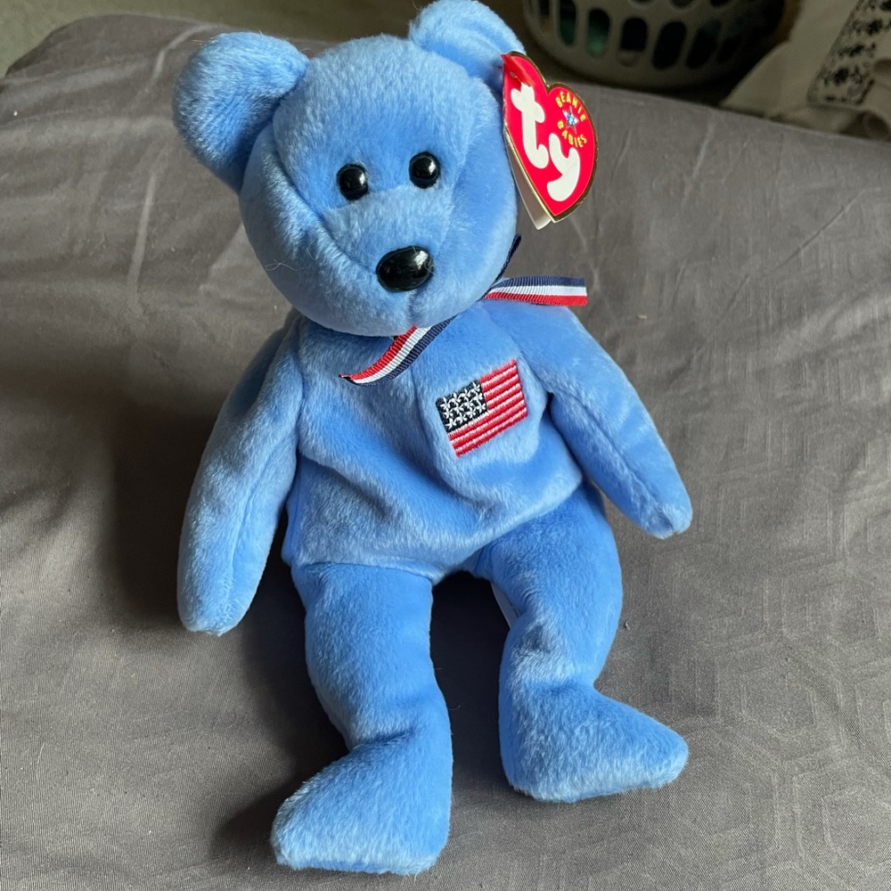 2 for $10 🇺🇸 America Red Cross Beanie Baby New with tags